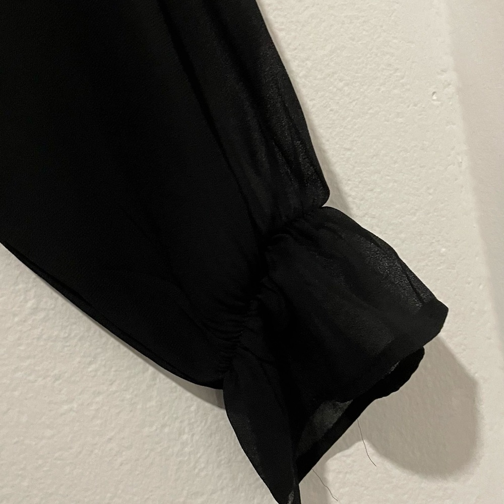 H&M Divided Black Ruched Mini Dress - Picture 5 of 5
